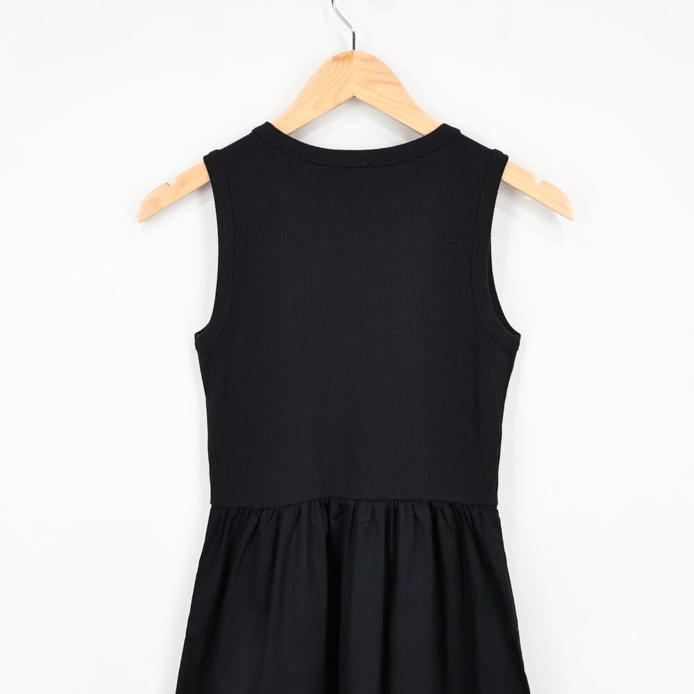 J.Crew Factory Ribbed Knit Mixy Midi Dress Black Size XS Petite NWT - Picture 6 of 8